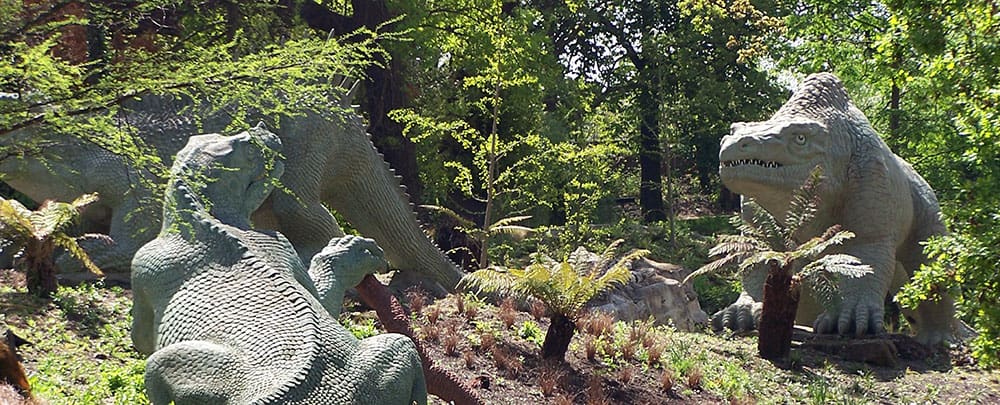 לונדון לילדים - הדינוזאורים של Crystal Palace