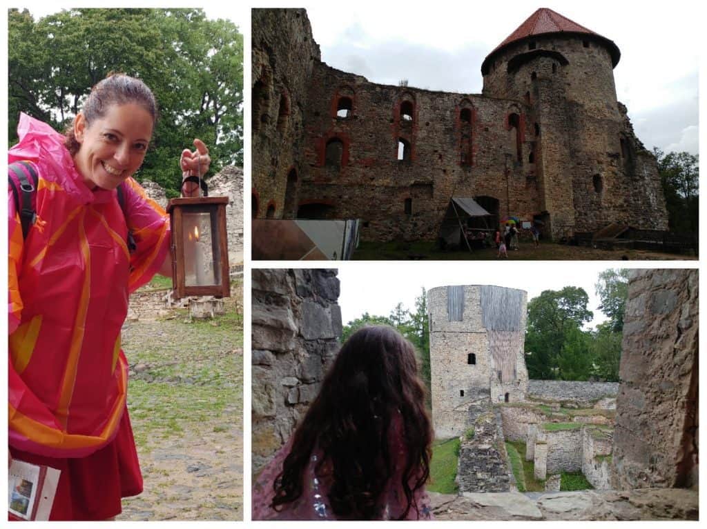 לטביה עם ילדים - טירת צסיס Cesis Castle