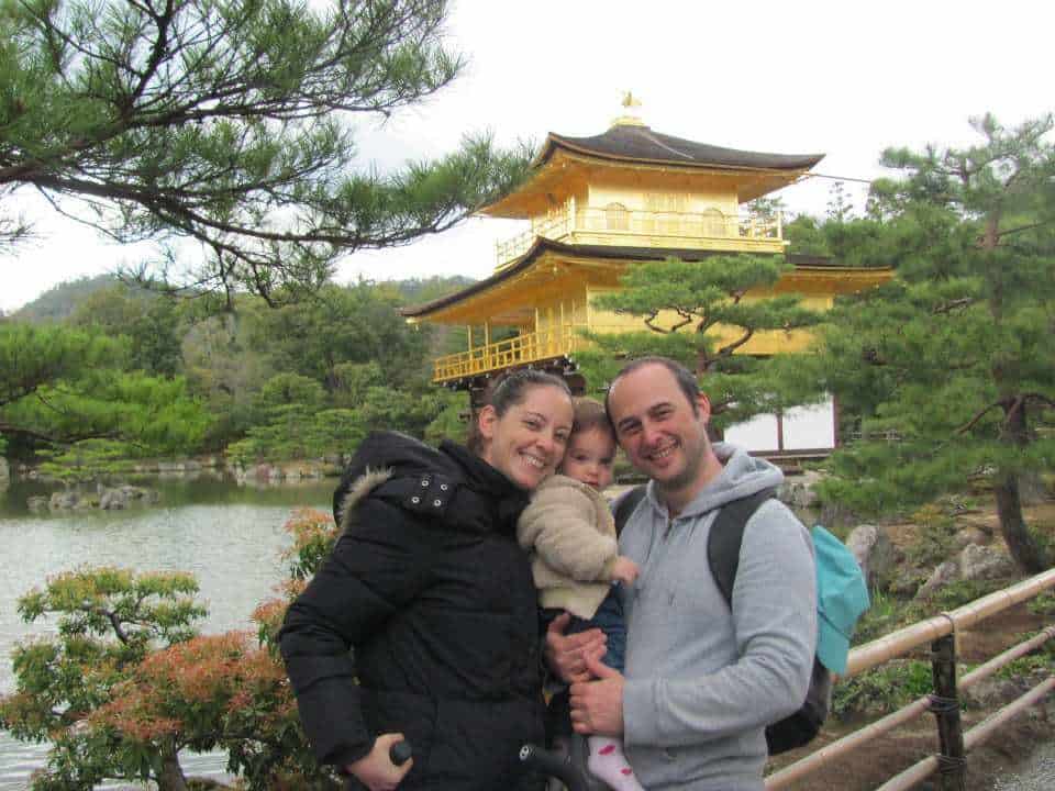 קיוטו עם ילדים - מקדש הזהב בקיוטו