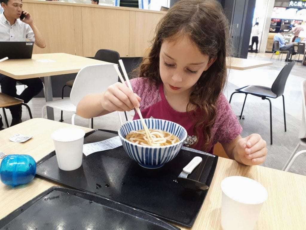 טוקיו עם ילדים - מסתדרים עם האוכל